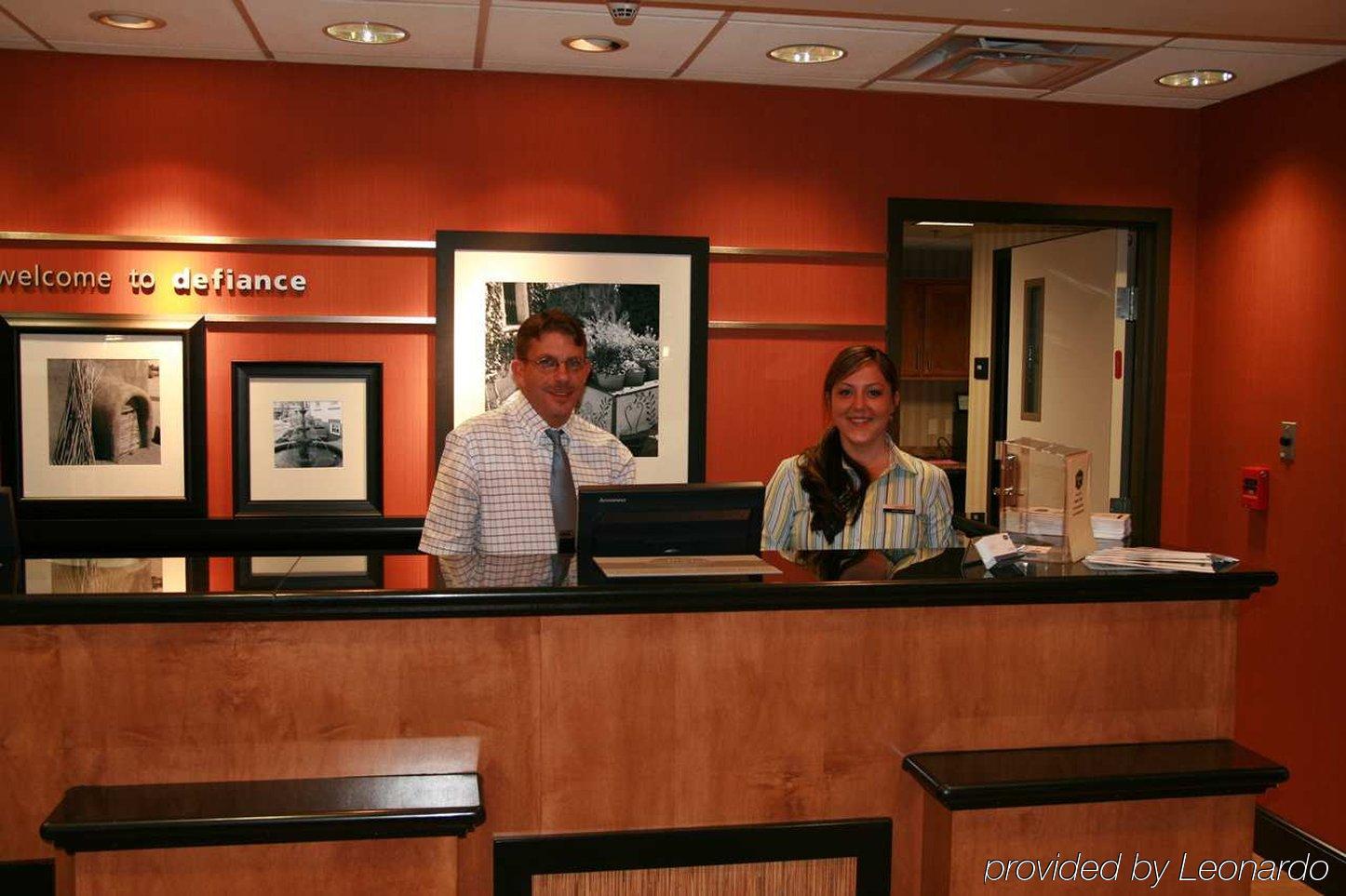 Hampton Inn Defiance Interiør billede